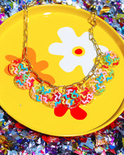 Load image into Gallery viewer, Party Streamers Clara Charm Necklace