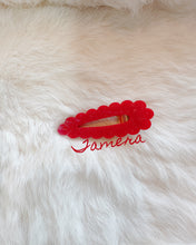 Load image into Gallery viewer, Lovely Ruby Red Slipper Hair Clips