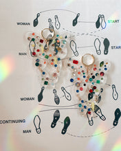 Load image into Gallery viewer, Vintage Rhinestone Liv Butterfly Earrings