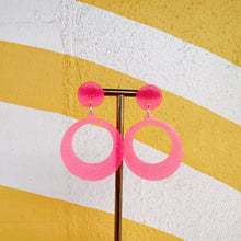 Load image into Gallery viewer, Bubblegum Glow Brigitte Earrings