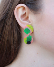 Load image into Gallery viewer, Verdant Marble Clara Earrings