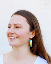 Load image into Gallery viewer, Verdant Marble Nathalie Earrings