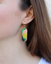 Load image into Gallery viewer, Verdant Marble Nathalie Earrings