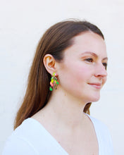 Load image into Gallery viewer, Verdant Marble Tamar Earrings