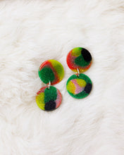 Load image into Gallery viewer, Verdant Marble Clara Earrings