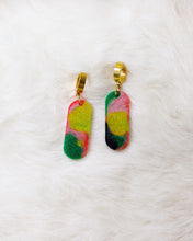 Load image into Gallery viewer, Verdant Marble Nathalie Earrings