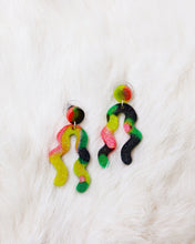 Load image into Gallery viewer, Verdant Marble Tamar Earrings