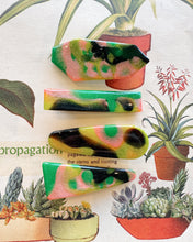 Load image into Gallery viewer, Verdant Marbled Hair Clips