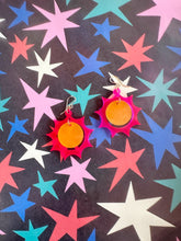 Load image into Gallery viewer, Neon Space Sunny Earrings