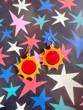 Load image into Gallery viewer, Neon Space Sunny Earrings