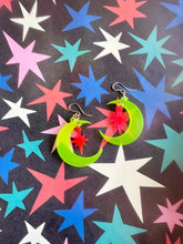 Load image into Gallery viewer, Neon Space Artemis Earrings