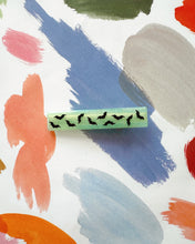 Load image into Gallery viewer, Seafoam Glow Bat Hair Clips