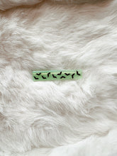 Load image into Gallery viewer, Seafoam Glow Bat Hair Clips