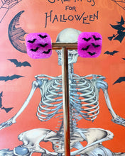 Load image into Gallery viewer, Magenta Glow Bats Alexa Stud Earrings