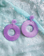 Load image into Gallery viewer, Dreamland PJ Hoop Earrings - OOAK