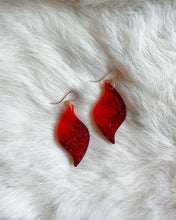 Load image into Gallery viewer, Crimson Sparkle Nichelle Earrings