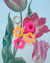 Load image into Gallery viewer, Spring Fling Double Hyo Jin Hoops