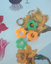 Load image into Gallery viewer, Spring Fling Double Hyo Jin Hoops