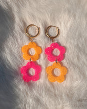 Load image into Gallery viewer, Spring Fling Double Hyo Jin Hoops