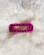 Load image into Gallery viewer, Magenta Glow Bat Hair Clips