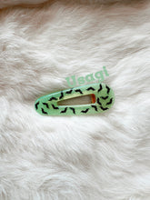 Load image into Gallery viewer, Seafoam Glow Bat Hair Clips