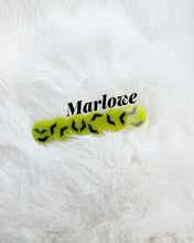 Load image into Gallery viewer, Chartreuse Glow Bat Hair Clips