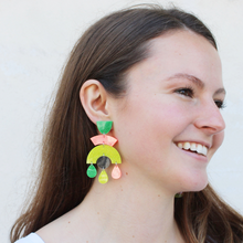 Load image into Gallery viewer, Verdant Multicolor Persephone Earrings