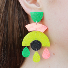 Load image into Gallery viewer, Verdant Multicolor Persephone Earrings