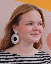 Load image into Gallery viewer, Dreamland Pearl PJ Hoop Earrings