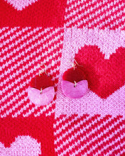 Load image into Gallery viewer, Lovely Red + Pink Solange Earrings