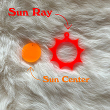 Load image into Gallery viewer, Neon Space Sunny Earrings