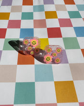 Load image into Gallery viewer, Pink Smiley Daisy Alexa Stud Earrings