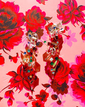 Load image into Gallery viewer, Vintage Rhinestone Ellyn Earrings