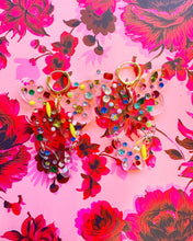 Load image into Gallery viewer, Vintage Rhinestone Liv Butterfly Earrings