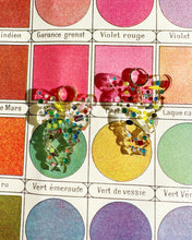 Load image into Gallery viewer, Vintage Rhinestone Liv Butterfly Earrings