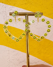 Load image into Gallery viewer, Yellow Smiley Faces Lola Earrings