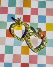 Load image into Gallery viewer, Yellow Smiley Faces Lola Earrings