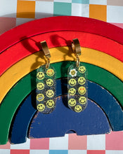 Load image into Gallery viewer, Yellow Smiley Faces Nathalie Earrings