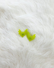 Load image into Gallery viewer, Chartreuse Glow Bat Earrings