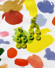 Load image into Gallery viewer, Chartreuse Glow Cher Earrings