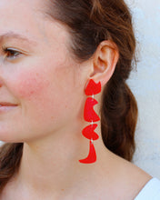 Load image into Gallery viewer, Lipstick Yvette Earrings