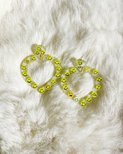 Load image into Gallery viewer, Yellow Smiley Faces Lola Earrings