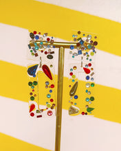 Load image into Gallery viewer, Vintage Rhinestone Angela Earrings