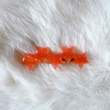 Load image into Gallery viewer, Orange Glow Hair Clips