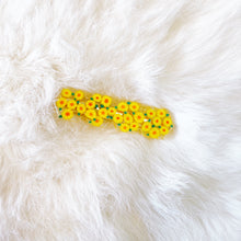 Load image into Gallery viewer, Garden Party Yellow Daisy Hair Clips