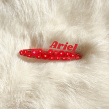 Load image into Gallery viewer, Red Flowers Hair Clips