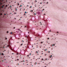 Load image into Gallery viewer, Pink Flowers Lola Earrings