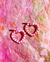 Load image into Gallery viewer, Pink Flowers Lola Earrings