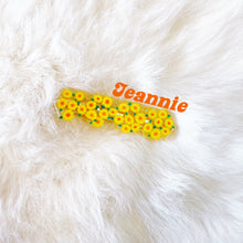 Load image into Gallery viewer, Garden Party Yellow Daisy Hair Clips