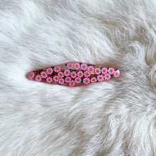 Load image into Gallery viewer, Garden Party Pink Daisies Hair Clips